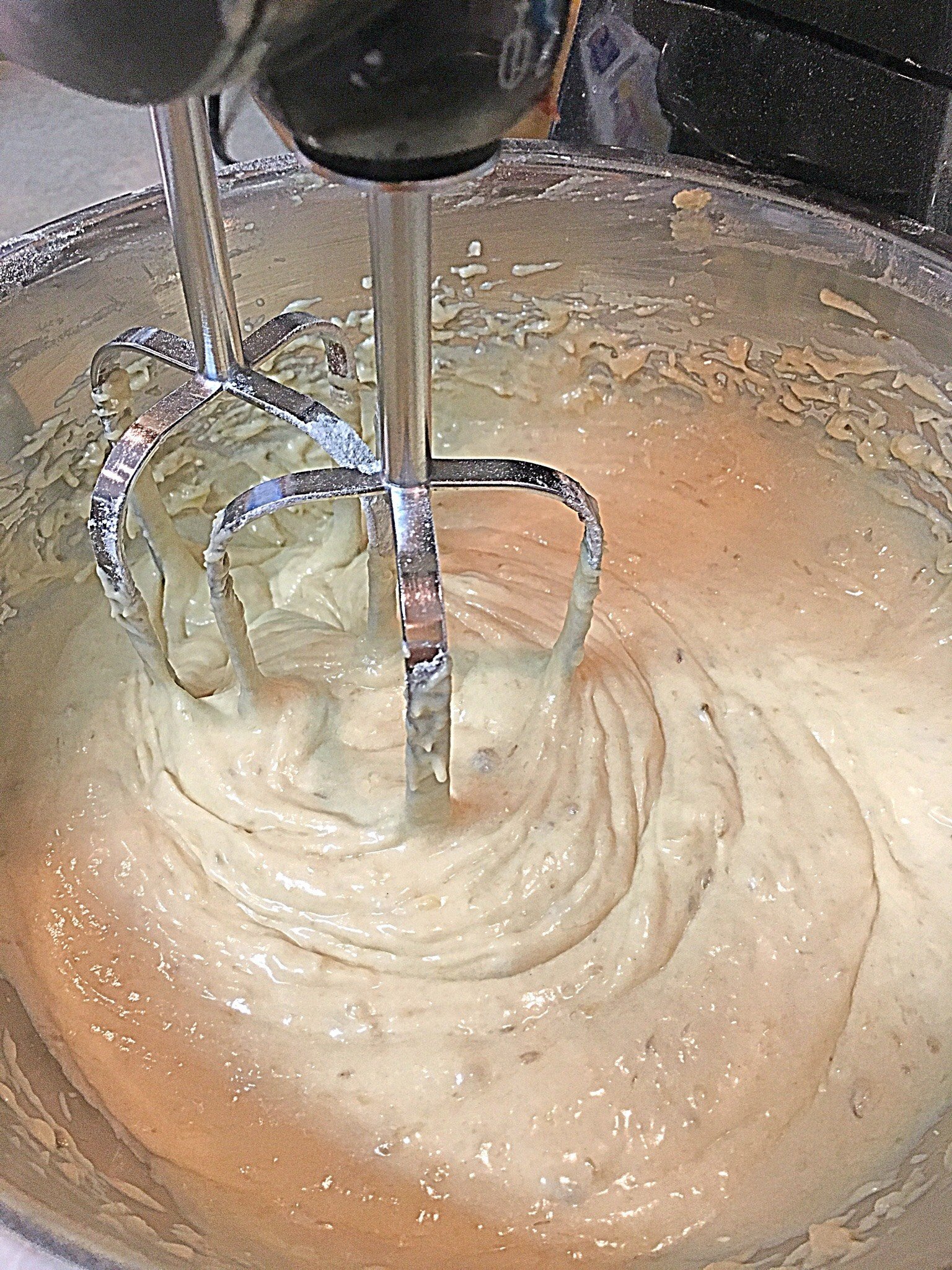 banana muffins process