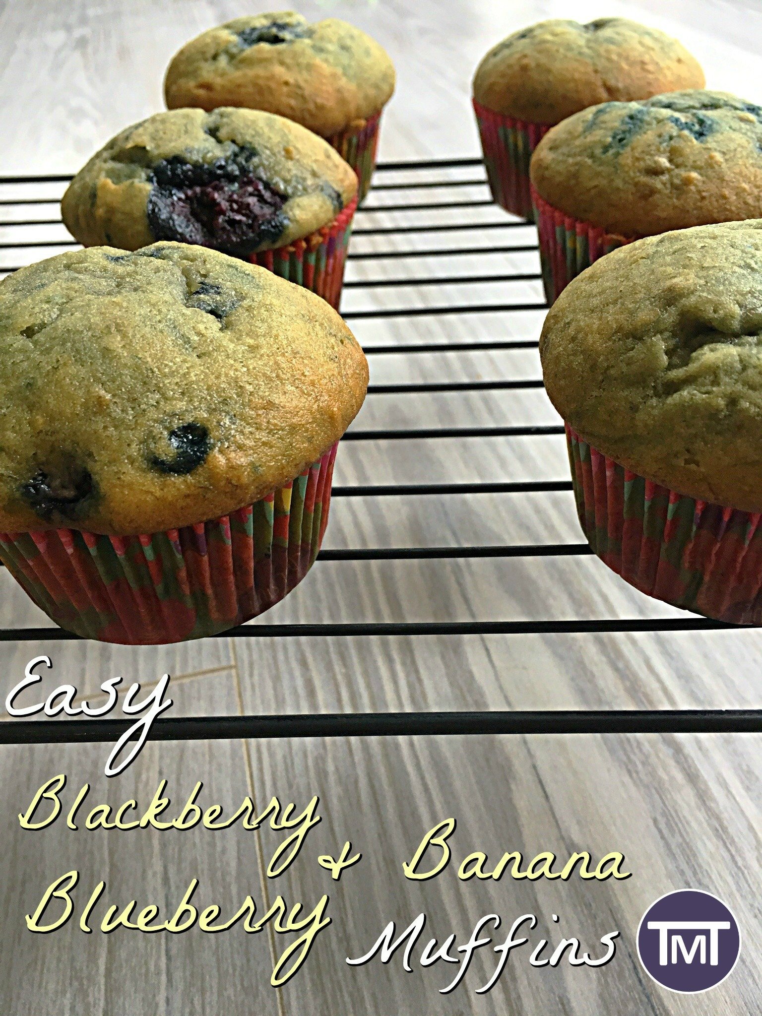 I have been experimenting with fruit in baking and these easy blackberry, blueberry & Banana muffins have turned out really nicely!