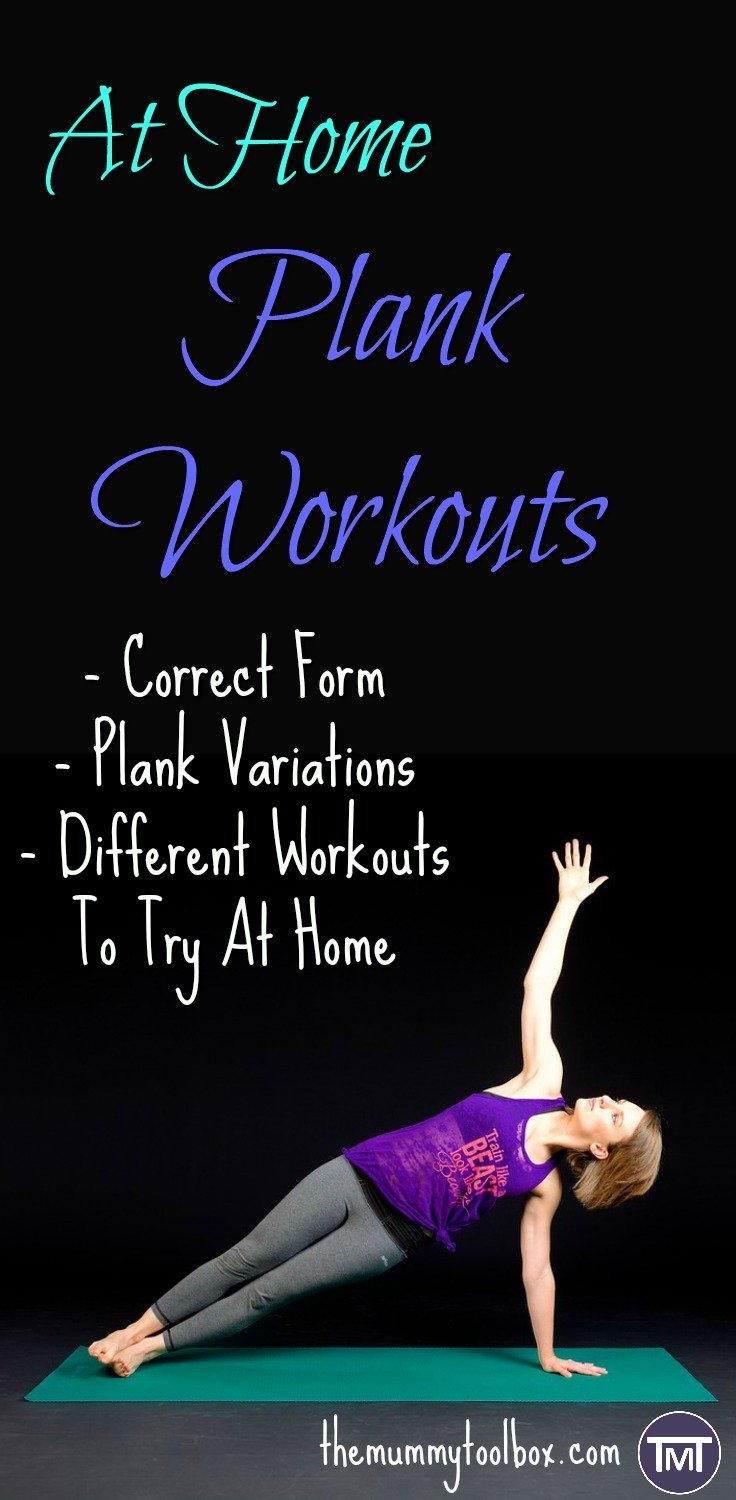 The different types of planks you can do for different muscle groups! & easy at Home plank workouts - no equipment required.